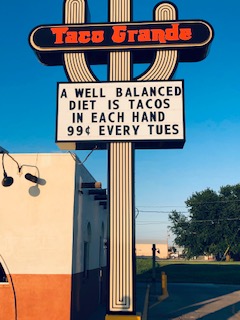 Photo of Taco Grande sign