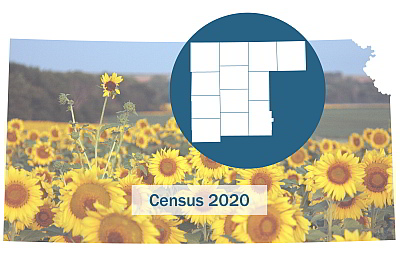 Kansas map highlighting the North Central Kansas 12-county NCRPC service area