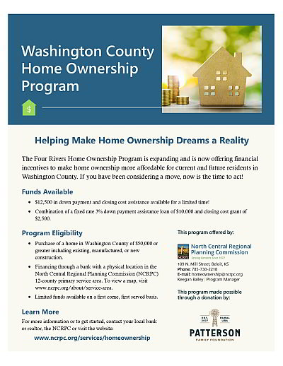 image of Washington County Home Ownership Program flyer