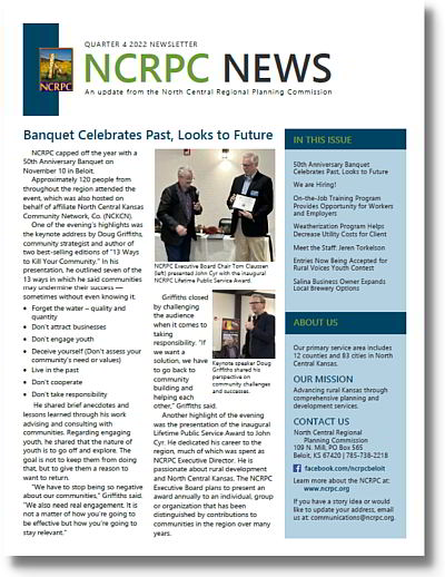 image of December 2022 Quarter 4 NCRPC Newsletter