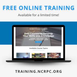 image promoting free online training website