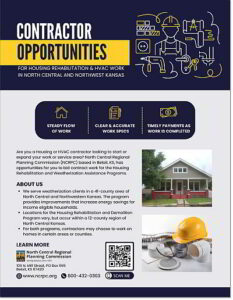 image of contractor opportunities flyer