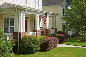 image of front porch in neighborhood